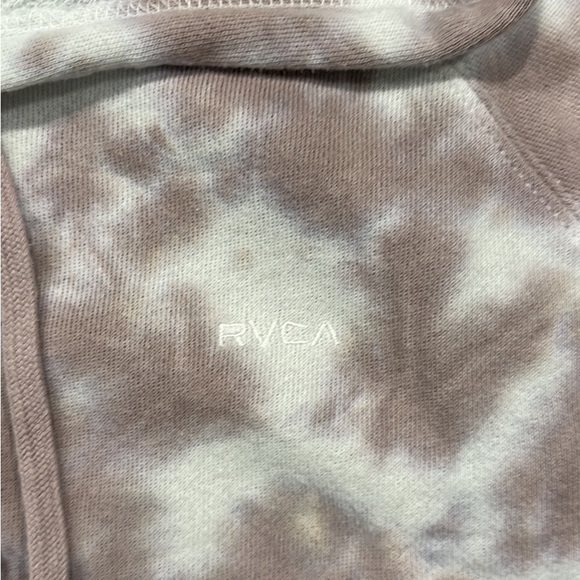 RVCA kraft, raw hem hoodie - Picture 2 of 2